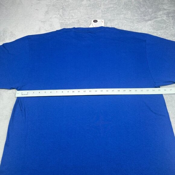 New York Mets T Shirt Mens 2XL XXL Blue Majestic Short Sleeve MLB Baseball NYM - Picture 9 of 13